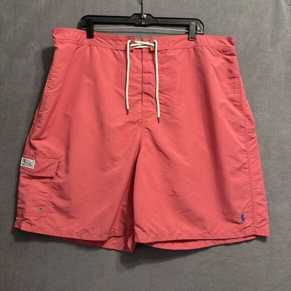 Polo Ralph Lauren Swim Board Shorts Cargo Mens 3XB 3X Big & Tall 8" Beach Preppy - Picture 1 of 9